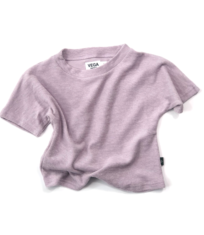 Vega Basics T-shirt lila en éponge douce
