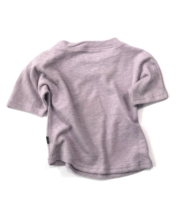 Vega Basics Lila t-shirt in zachte terry