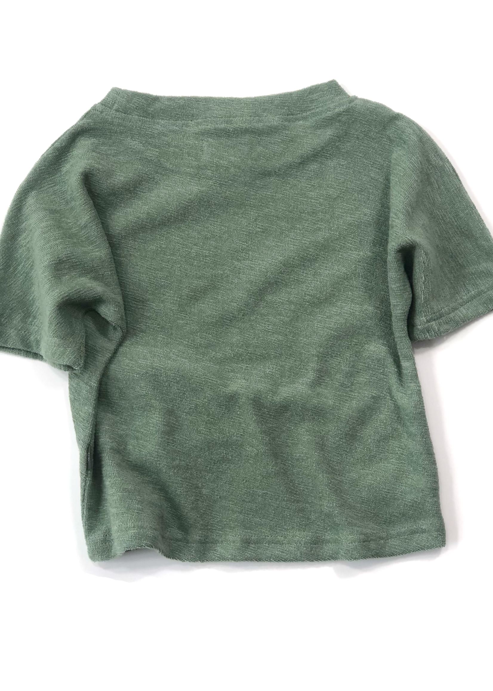 Vega Basics T-shirt vert en éponge douce