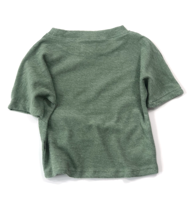 Vega Basics Groene t-shirt in zachte terry