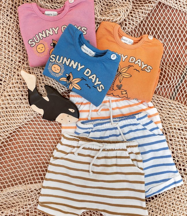 Bean's Barcelona Gestreept zomershortje