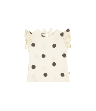 House Of Jamie Ruffled T-shirt pois