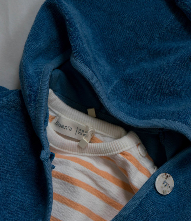Bean's Barcelona Sweater met kap en knoopjes