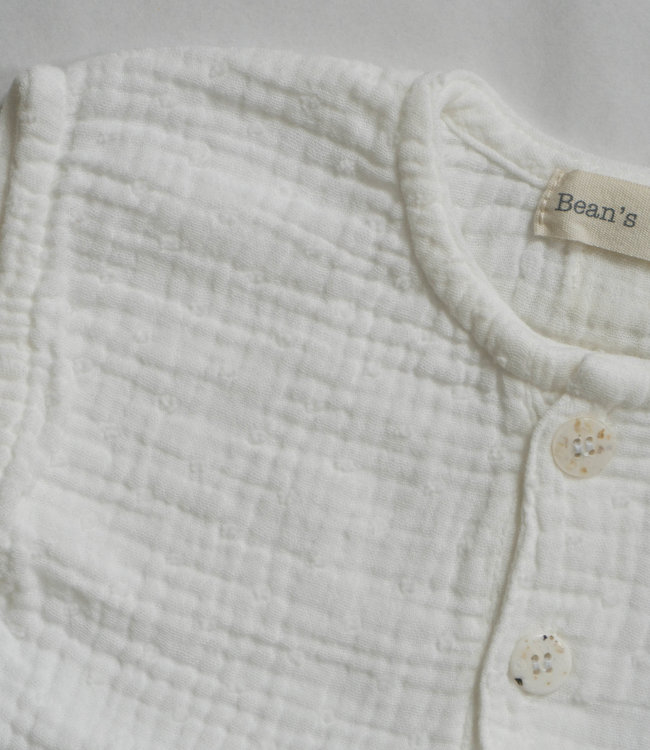 Bean's Barcelona Zomertopje met halflange mouwtjes