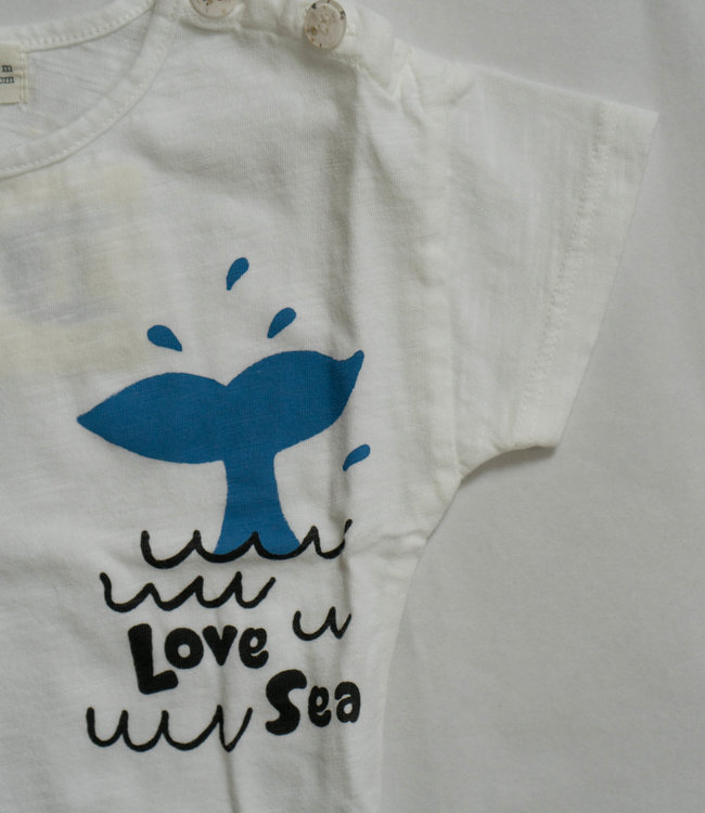 Bean's Barcelona T-shirt met walvisprint