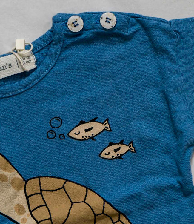 Bean's Barcelona T-shirt met schildpad