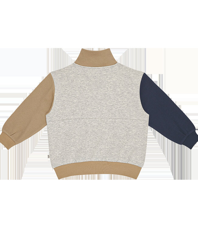 House Of Jamie Colorblock zip sweater