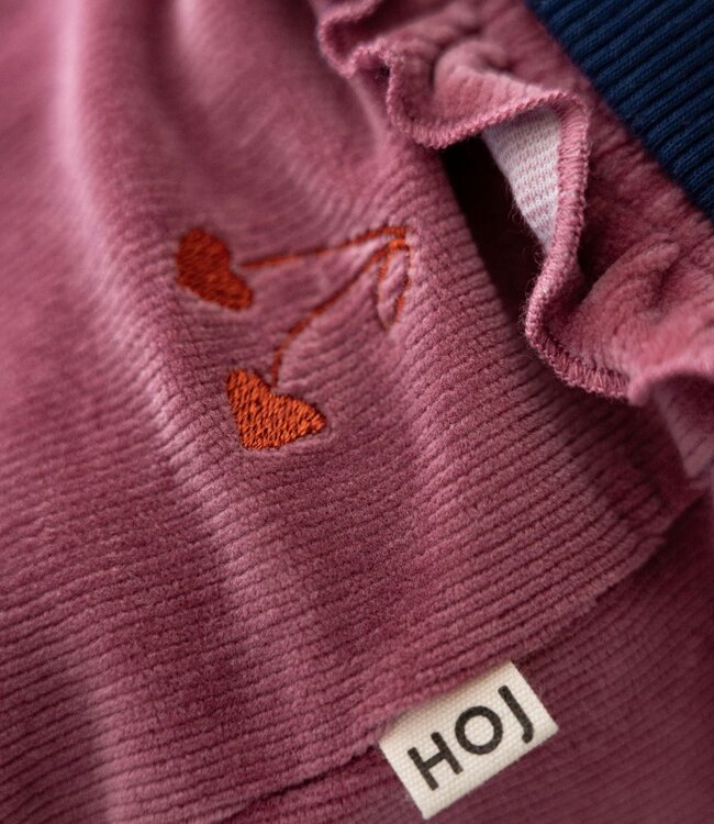 House Of Jamie Zachte legging in een mooie roze velours