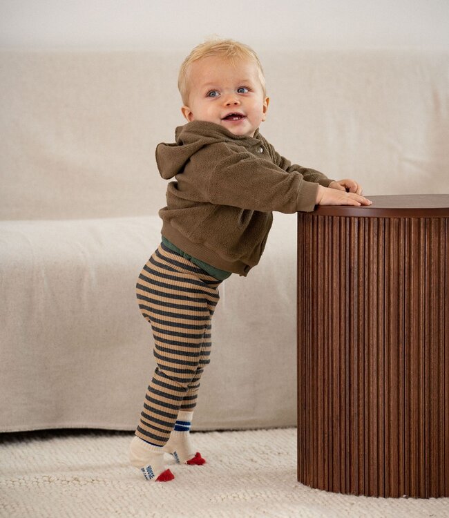 House Of Jamie Cardigan met kap in zachte fleece