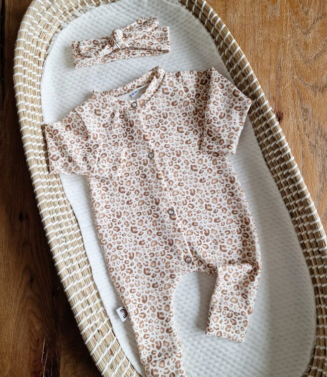 Little Adventure Babypakje met leuke cheetah print