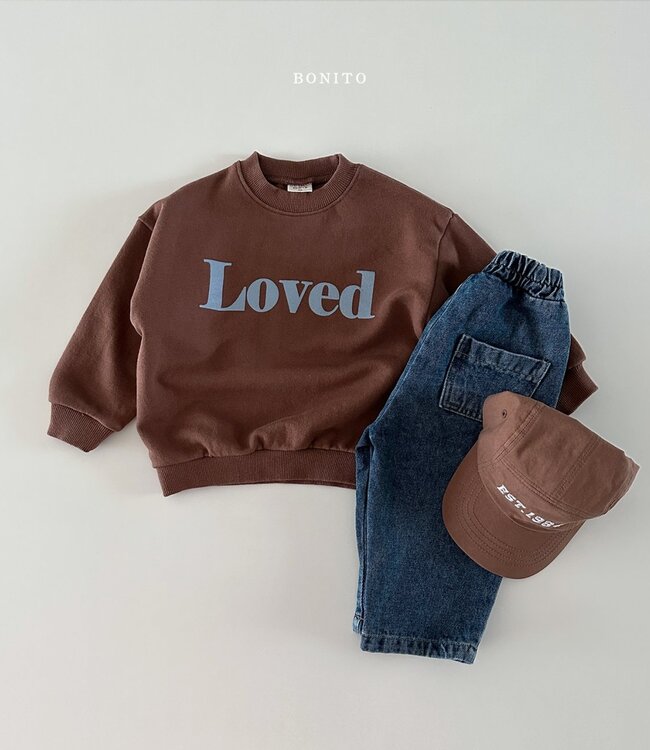Bonito Sweater avec imprimé LOVED