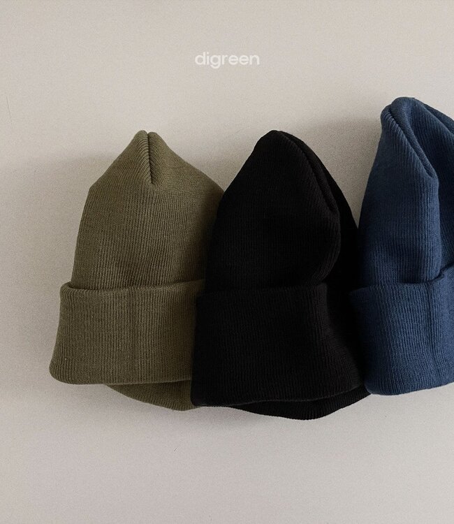 Digreen Cotton Beanie Black