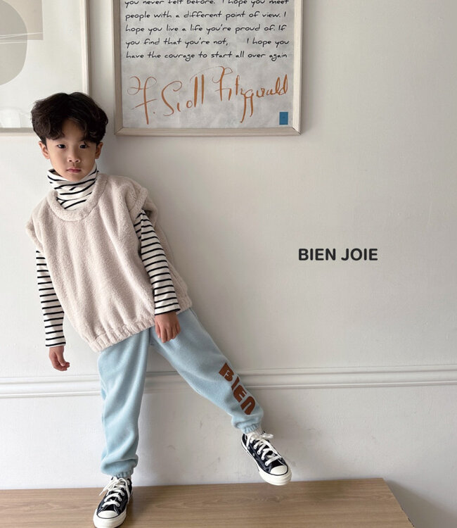 Bien Joie Gestreepte shirt met rolkraag