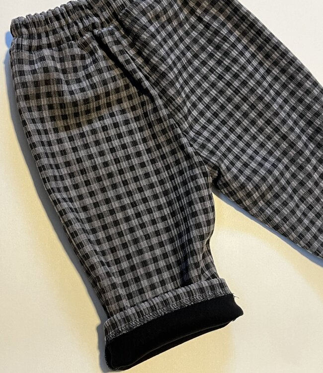 Bonito Speelse geruite broek in donkergrijs