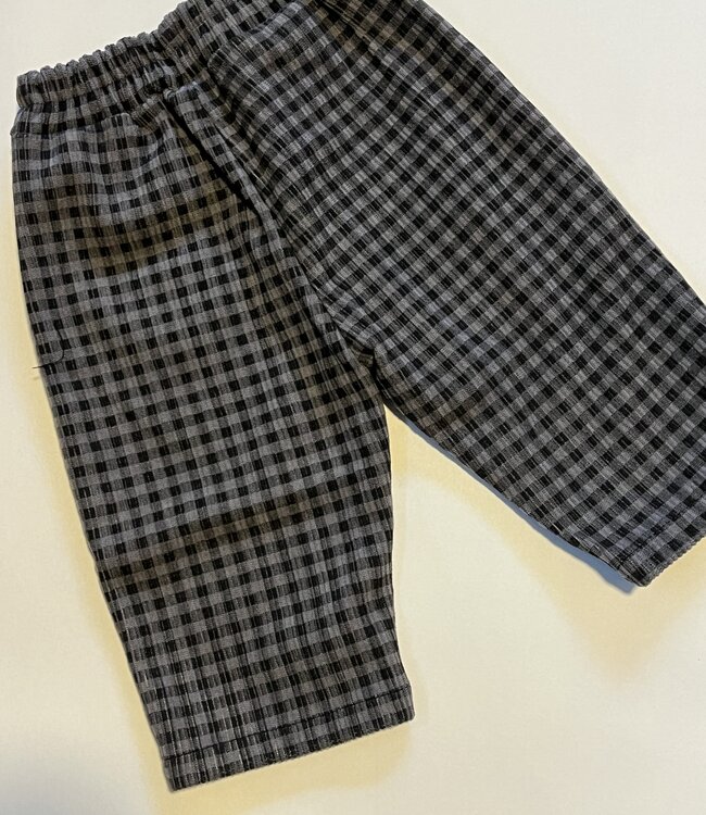 Bonito Speelse geruite broek in donkergrijs