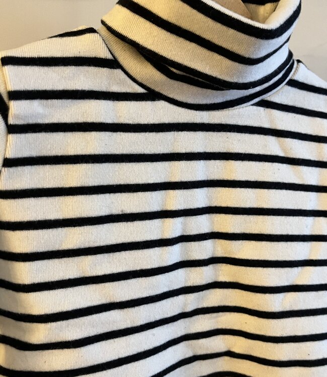 Bien Joie Gestreepte shirt met rolkraag