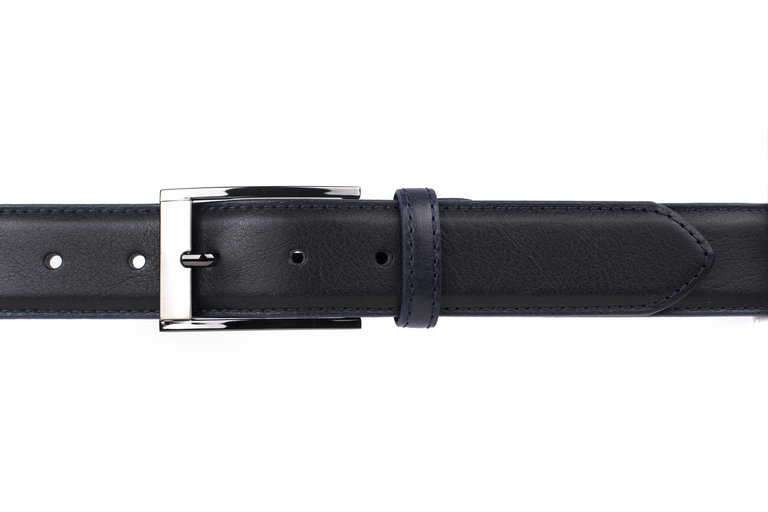 3.5 cm hoogwaardig volnerfleder riem gedubbeld met leder