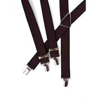 Blue Star bretelles fantaisie noir/bordeau Blue Star bretelles fantaisie noir/bordeau