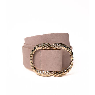 Blue Star Ceinture Femme Cuir  Vieux Rose 4 cm Blue Star Ceinture Femme Cuir  Vieux Rose 4 cm