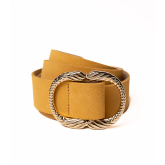 Blue Star Ceinture Femme Cuir Jaune 4 cm Blue Star Ceinture Femme Cuir Jaune 4 cm