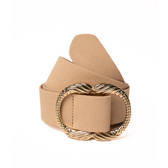 Blue Star Ceinture Femme Cuir Beige 4 cm Blue Star Ceinture Femme Cuir Beige 4 cm