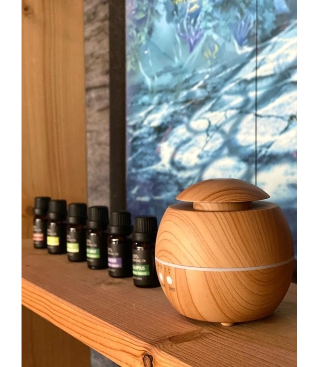 Aroma vernevelaar & etherische oliën set