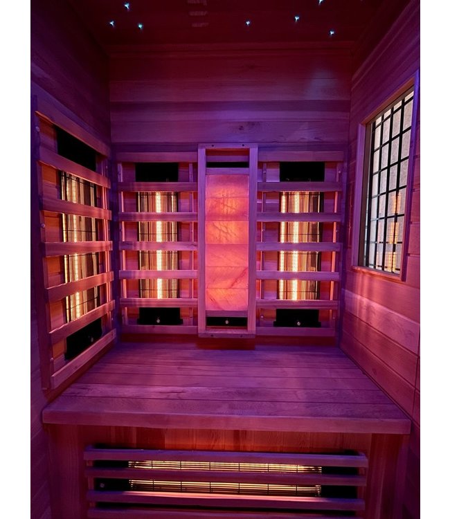 Zoutwand voor in de infrarood sauna of huiskamer