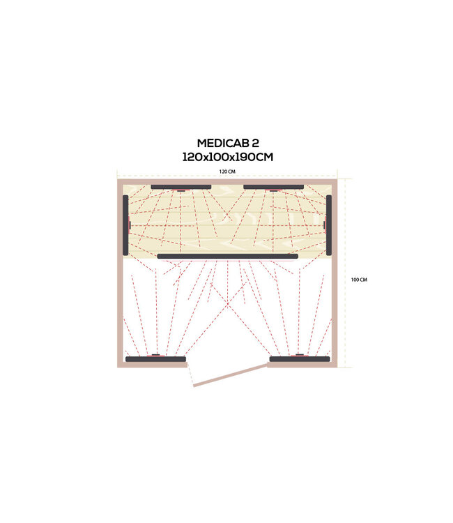 Medicab 2 - Therapeutische Infraroodcabine voor 2 Personen
