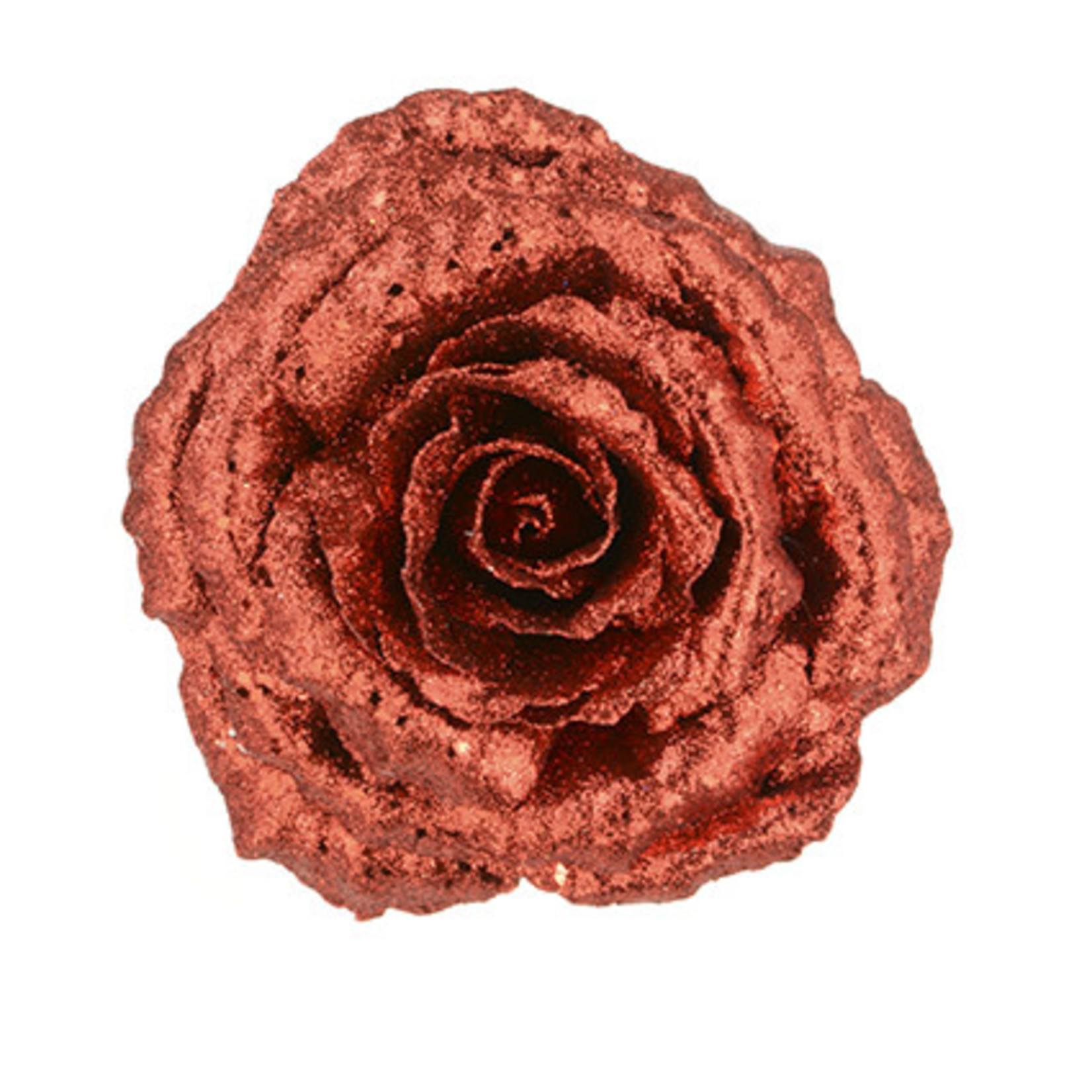 Sparkle Rose with Clip 16cm