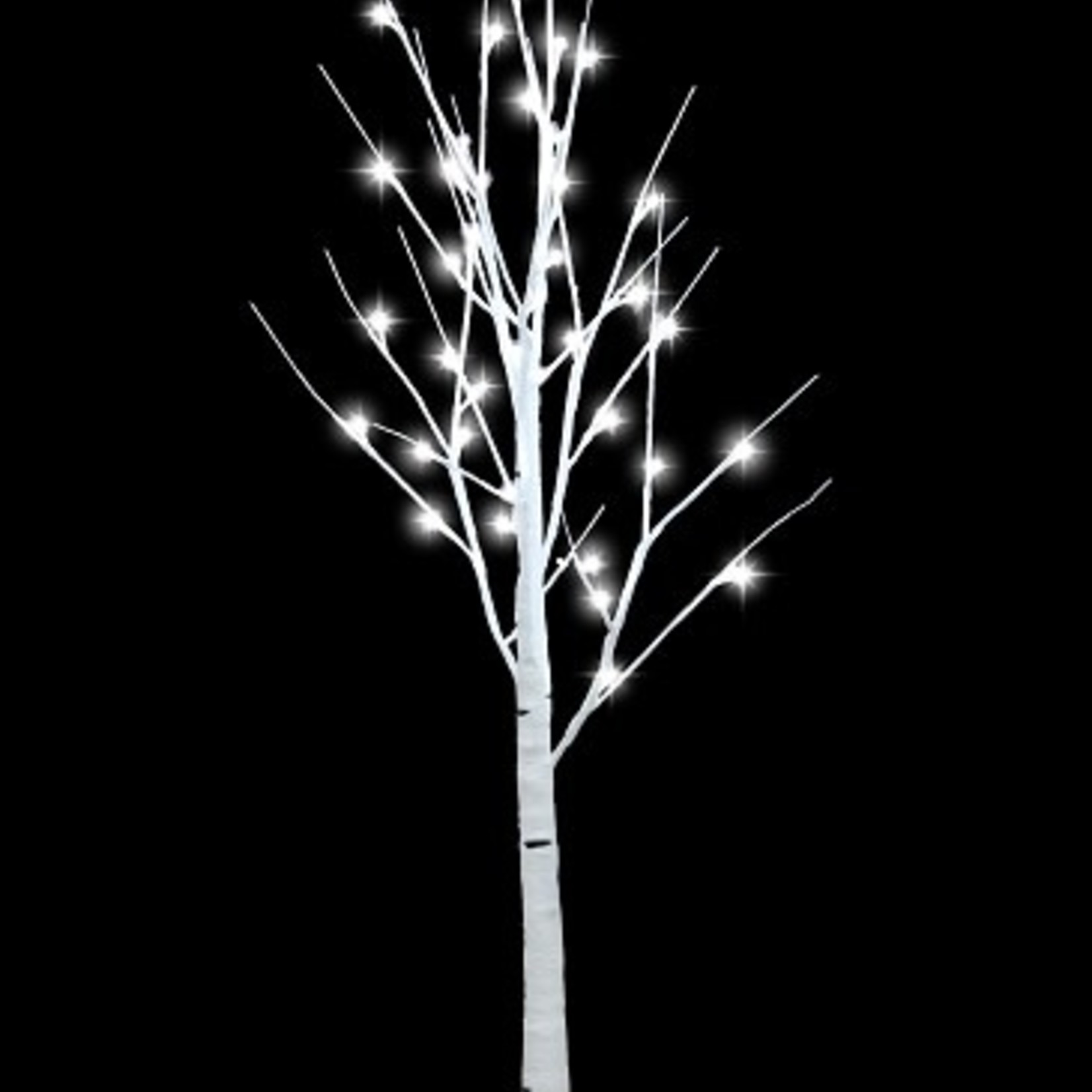 Birch Christmas Tree Warm White 160cm