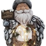 Western Grave Products 48.5Cm Wood Effect Sman With Led