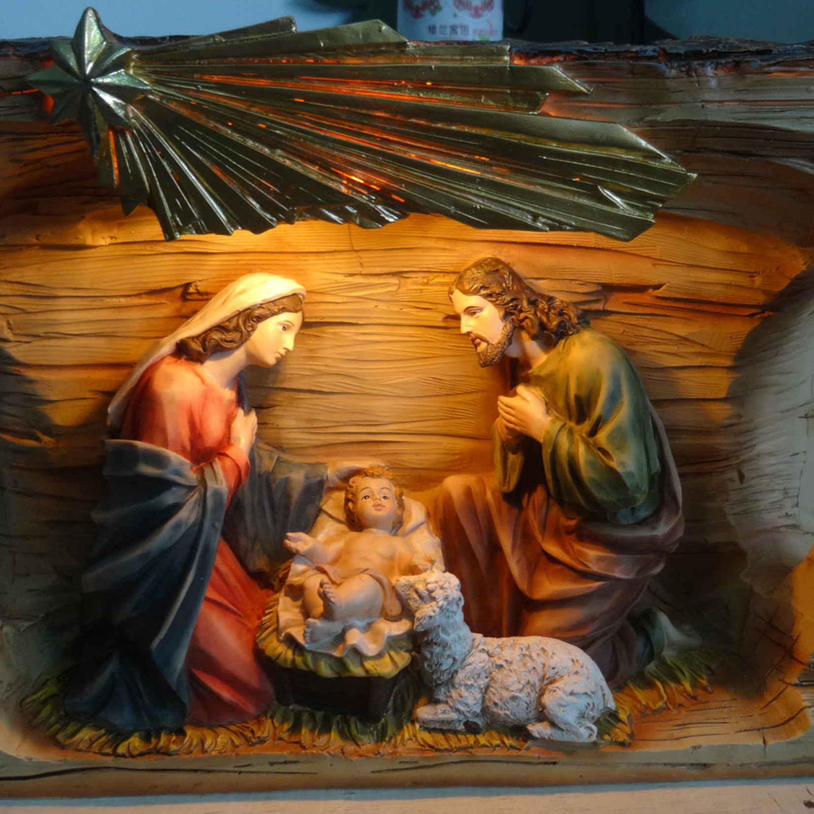 Western Grave Products Holy Family With Light 10X5.7X15