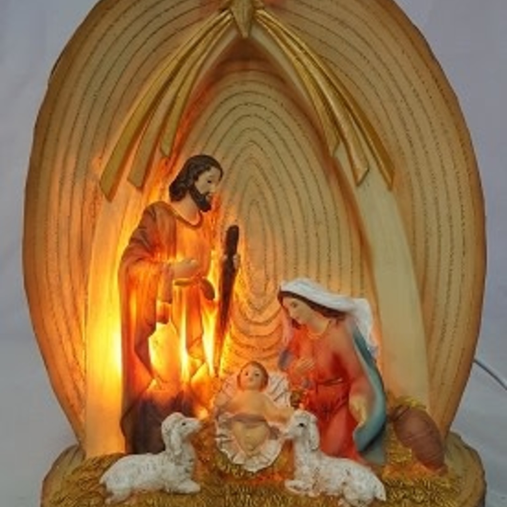 Holy Family With Lamp 17.75X8X23.5