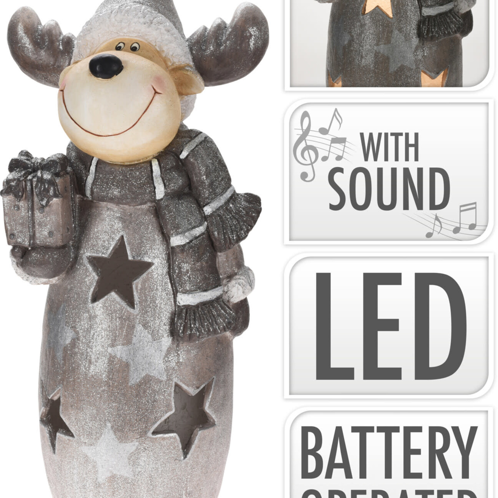 Koopman Reindeer With LED 87cm