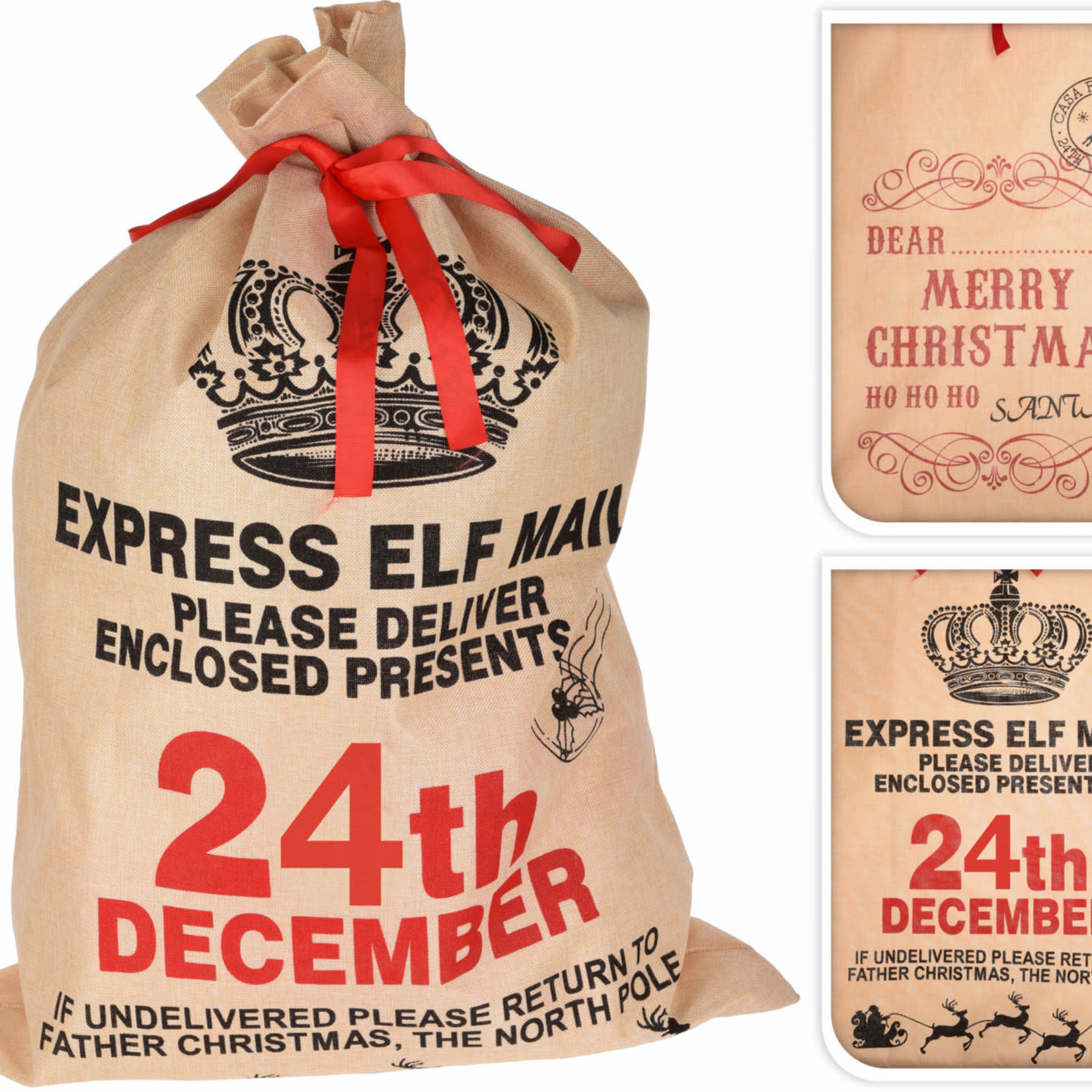 Koopman CHRISTMAS SACK 100CM