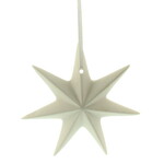 Festive Productions Ltd 11.5Cm Porcelain Star White