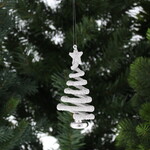 Festive Productions Ltd 11Cm Glass Spiral Tree With Glitter