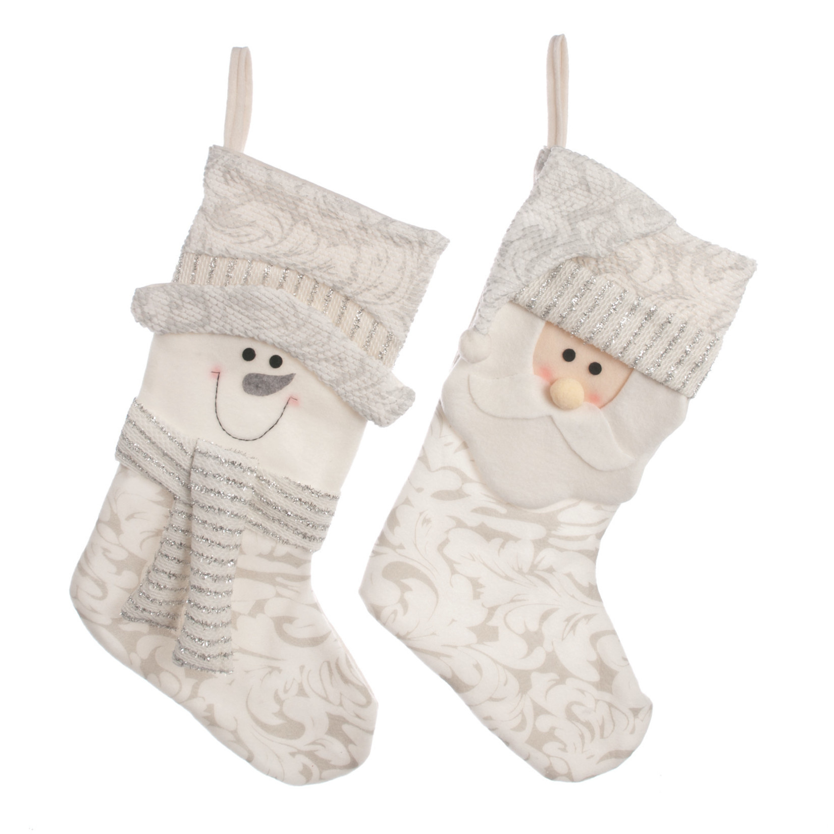 52.5Cm Santa/ Snowmen Stockings