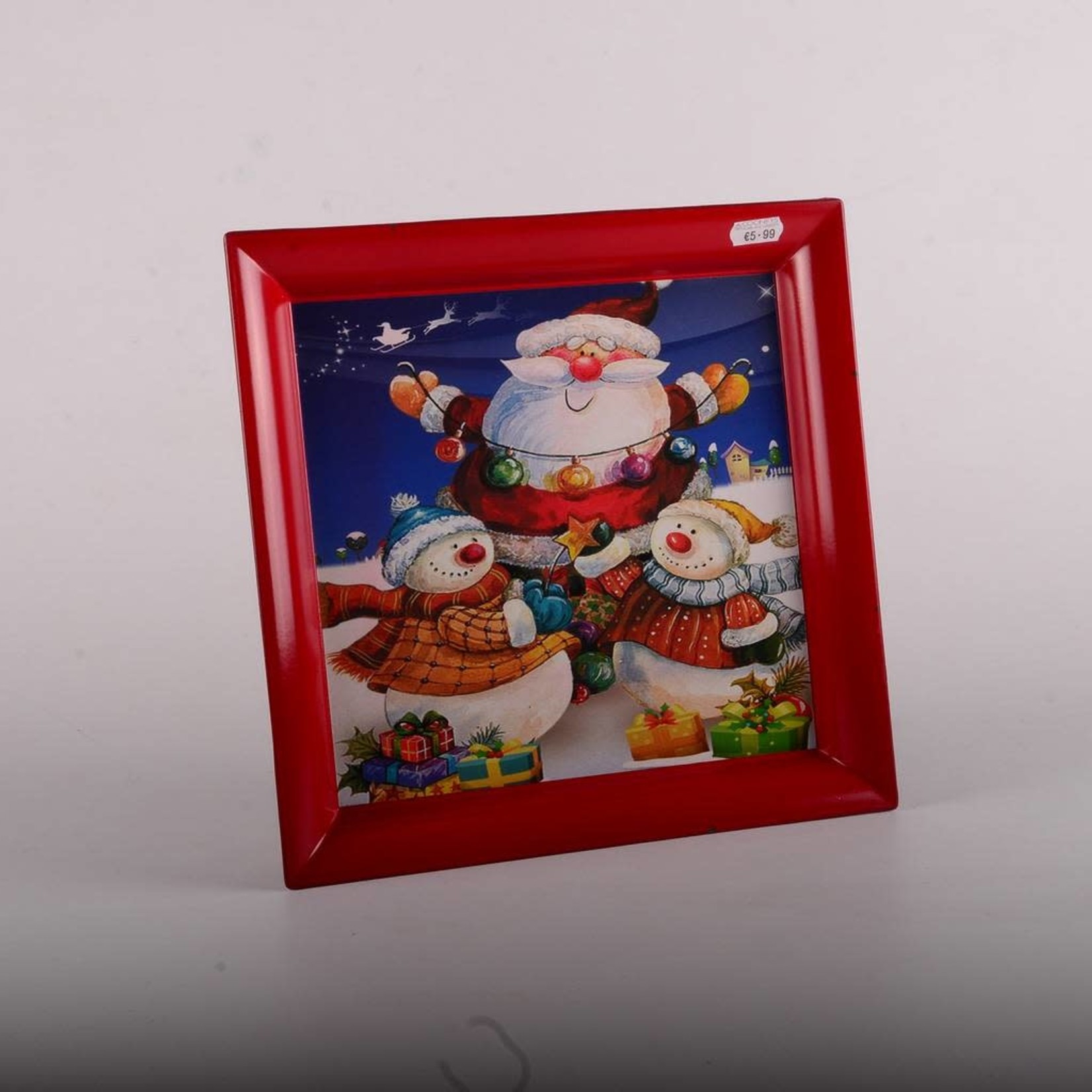 Square Plate 29Cm Christmas Picture