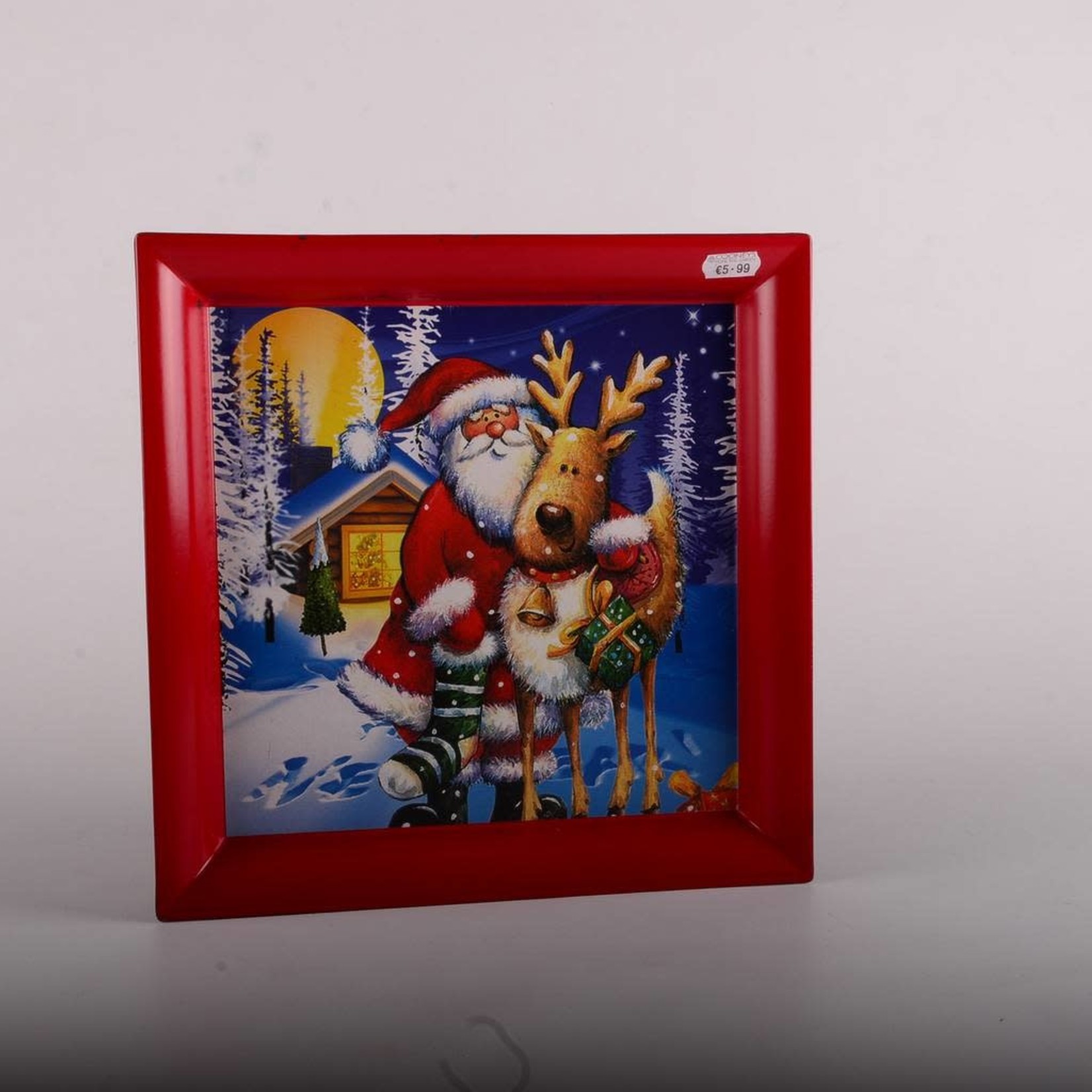 Square Plate 29Cm Christmas Picture