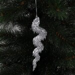 Festive Productions Ltd Glitter Icicle White