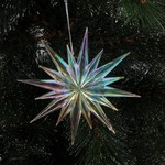 Festive Productions Ltd Iridescent Hanging Star 12Cm