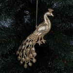 Festive Productions Ltd 21Cm 2 Asst Glitter Peacock Gold