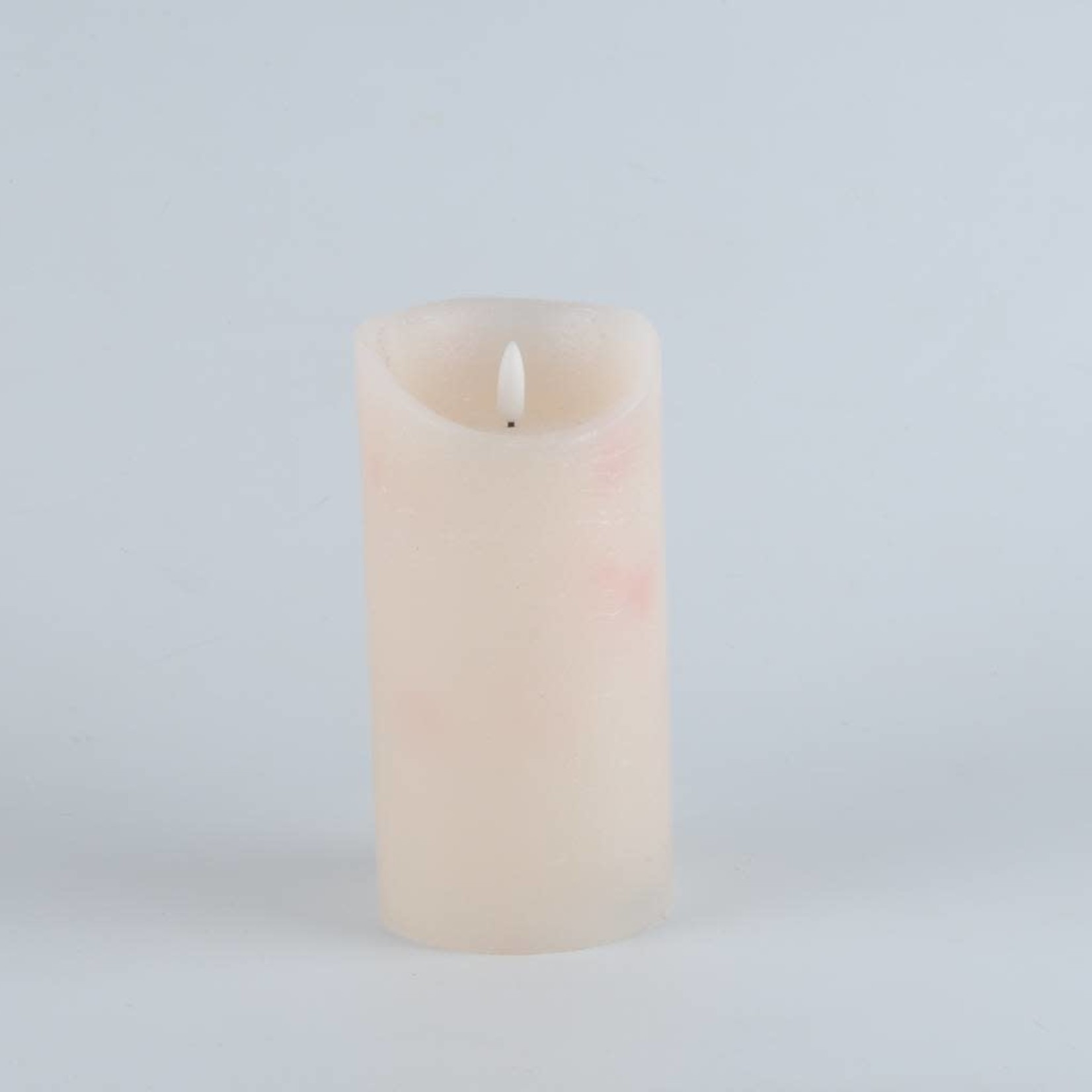 Premier Decorations 18 X 9cm Cream Flickerbright Candle Medium With Timer