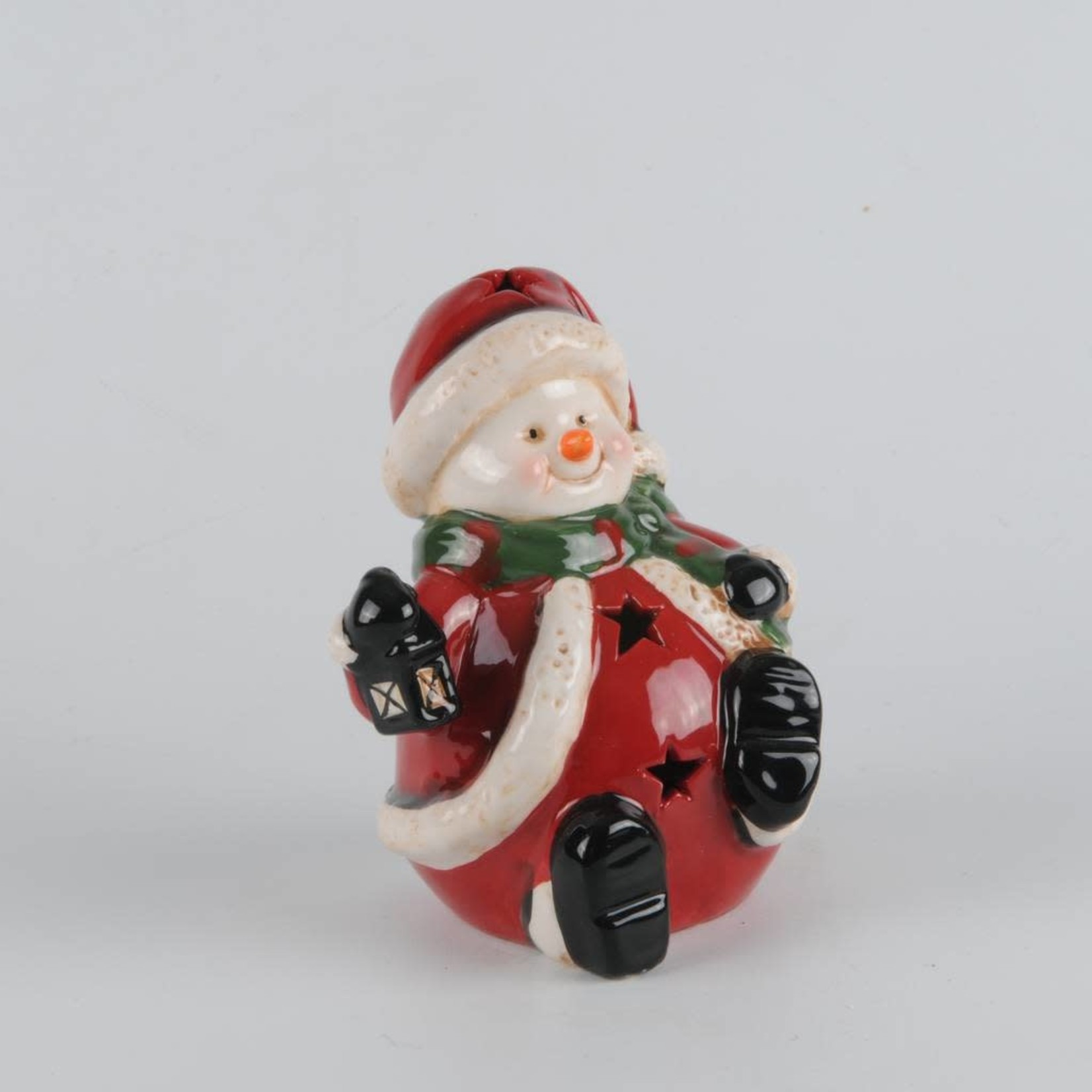 Festive Productions Ltd 12Cm Bo Lit Santa / Snowman 2 Asst