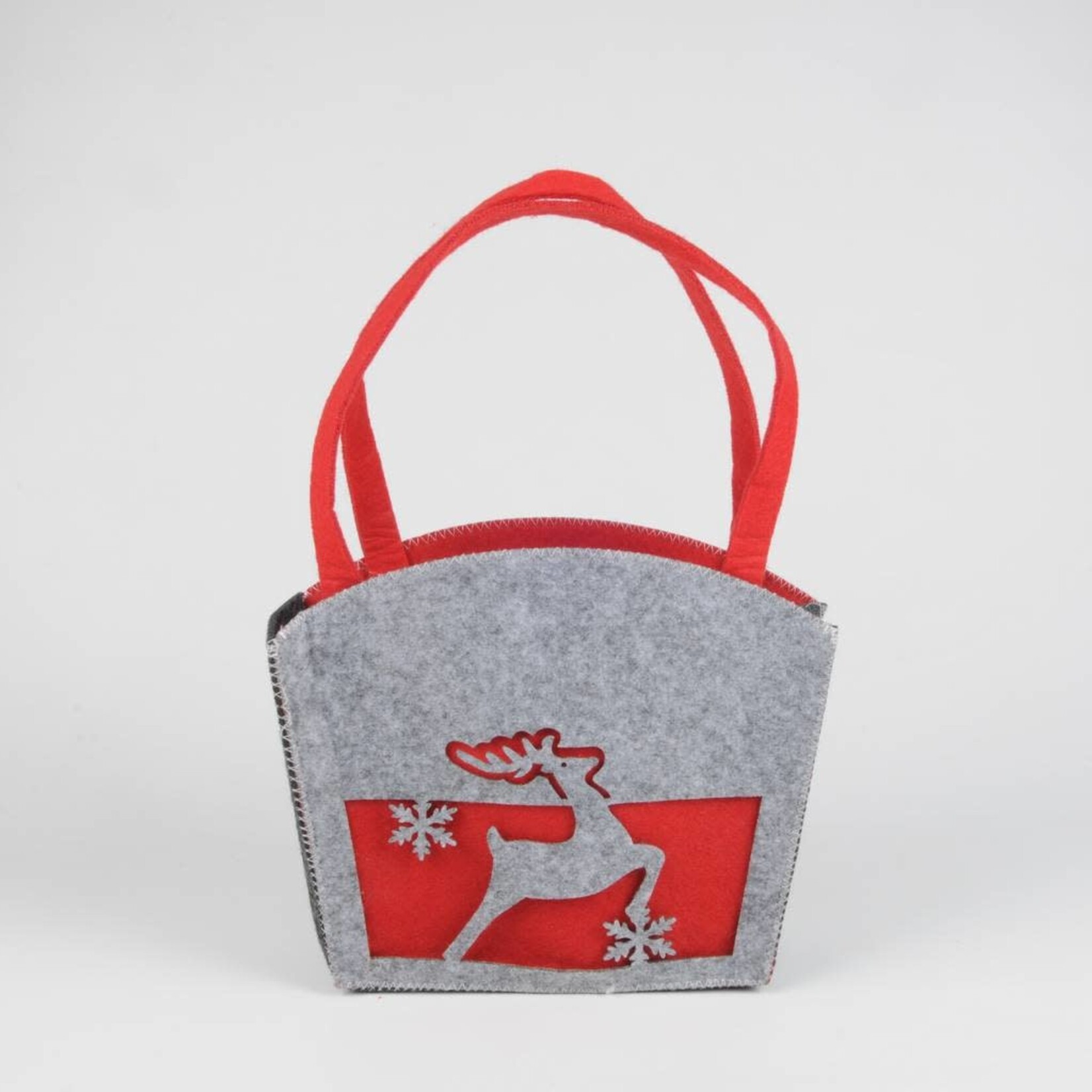 Felt Bag Deer Design 25X35Cm