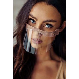 Street Wear Mask Face Shield  | Mini Shield | Brown