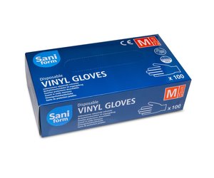 S Tailles XS à XL 1 boîte de gants Gloveman en vinyle transparent sans poudre 5000 