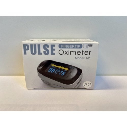 Pulse Pulse Oximeter A2 - Saturatiemeter - Vingertip saturatiemeter - inclusief bloeddrukmeter funcite - Pulse A2