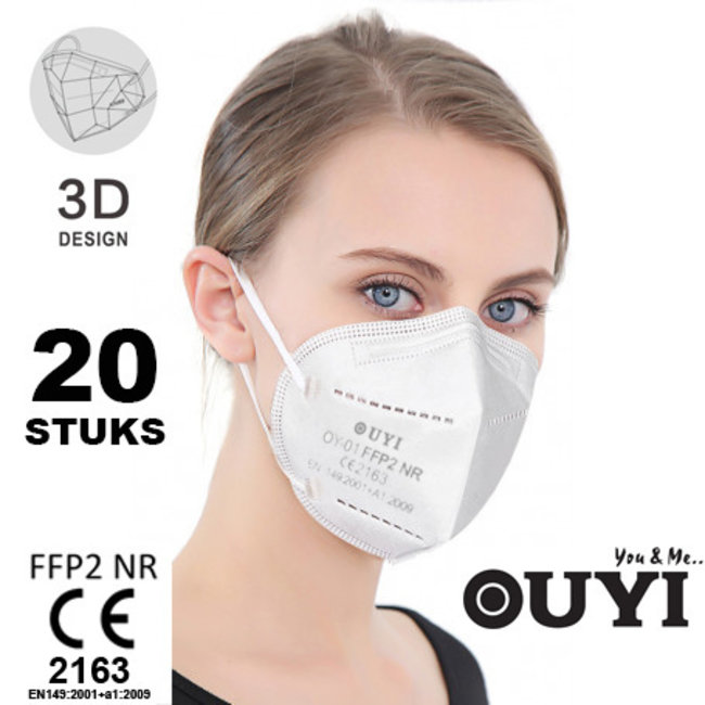 OUYI FFP2  5-Schicht Gesichtsmaske Budget |  Weiz | Ouyi | 20 Pack